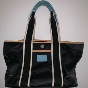 Coach dark navy coach Hamptons bag